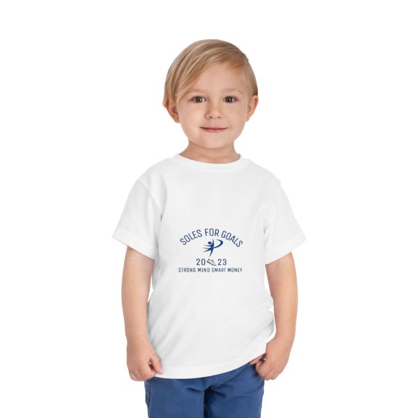 Soles for Goals Toddler Tee - 2023 Strong Mind, Smart Money - Image 3