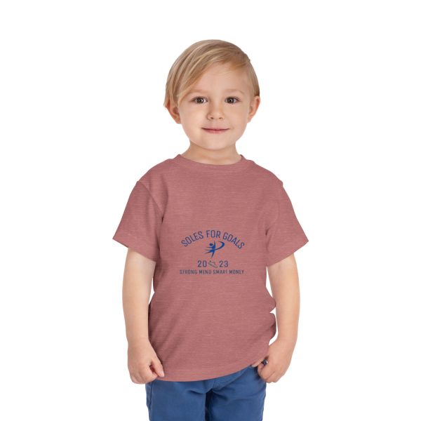 Soles for Goals Toddler Tee - 2023 Strong Mind, Smart Money - Image 7