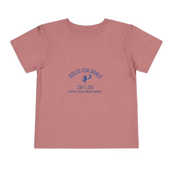 Soles for Goals Toddler Tee - 2023 Strong Mind, Smart Money - Image 5