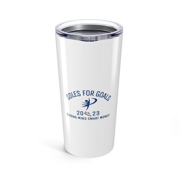 Soles for Goals 20oz Tumbler – Motivational Travel Mug for Runners, Sports Enthusiasts, Gifts for Active Lifestyles, 2023