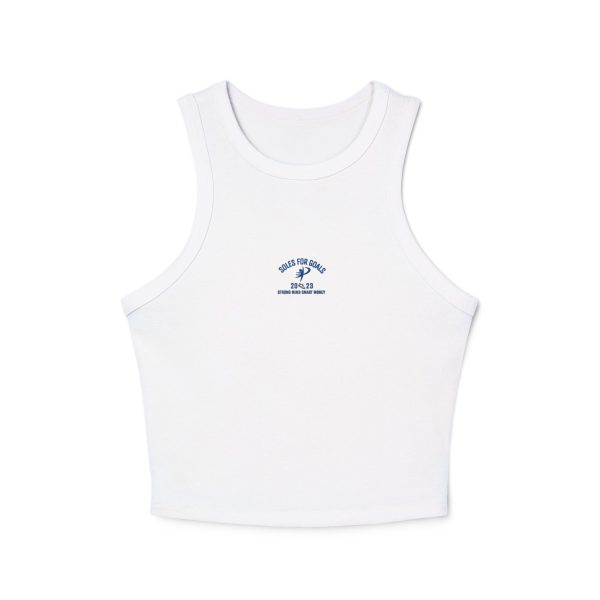 Trendy Women's Micro Rib Tank Top, Stylish Summer Crop Top, Casual Workout Top, Gift for Her, Beachwear Essential